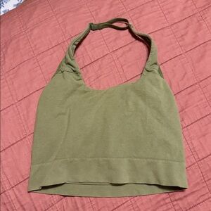 Green Halter Top